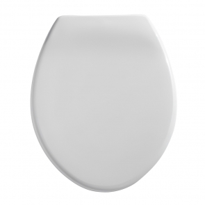 Twyford Option Standard Toilet Seat and Cover with Plastic Hinge - White
