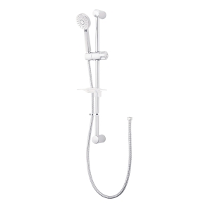 Twyford Sola Modern Slider Rail Shower Kit 650mm High with Multi Function Handset - Chrome | Product Image