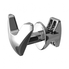 Ultraheat V Hook Wall Mounted (Pair) - Chrome