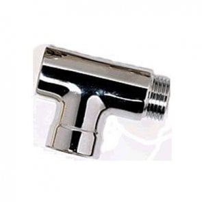 Ultraheat 1/2 BSP T Piece for Dual Fuel Operation - Chrome