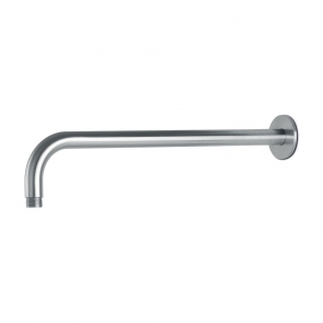 Vema Tiber Wall Mounted Shower Arm 400mm Length - Stainless Steel