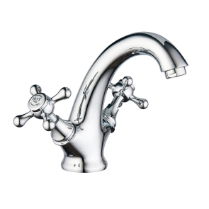 Verona Castello Chrome Basin Mixer Tap (inc Pop-Up Waste) | Product Image