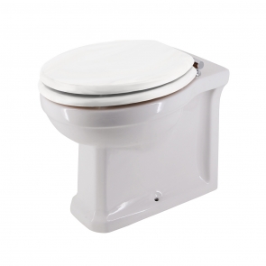 Verona Holborn Back to Wall Toilet - Soft Close Seat (Chrome Fittings) | Product Image