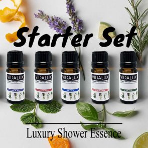 Vidalux Starter Set - 5 Pack Of Shower Essence Oil 10ml