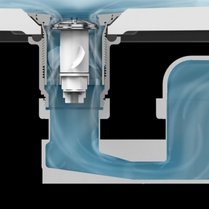 Villeroy & Boch Wellness ViFlow 215mm x 300mm x 115mm - Chrome