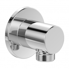 Villeroy & Boch Universal Round Shower Wall Outlet - Chrome