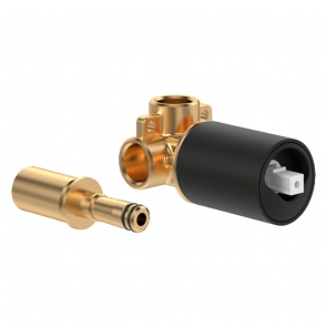 Villeroy & Boch Universal Concealed Installation Unit for Wall Mounted Basin Mixer and Spout Set - Matt Black