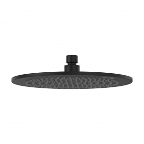 Villeroy & Boch Universal Round Fixed Shower Head 250mm Diameter - Matt Black