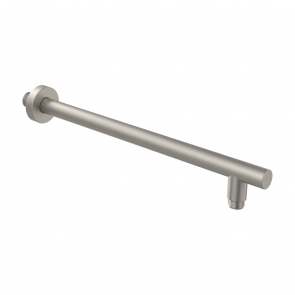 Villeroy & Boch Universal Showers Rain Wall Mounted Round Shower Arm 408mm Length - Brushed Nickel Matt
