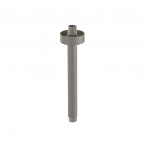 Villeroy & Boch Universal Showers Rain Round Ceiling Mounted Shower Arm - Brushed Nickel Matt