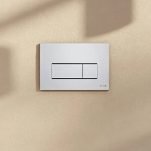 Vitra Loop Root Square Flushplate - Glossy White | Product Image