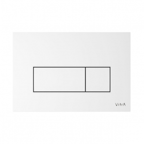 Vitra Loop Root Square Flushplate - Glossy white