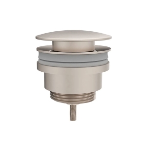 Vitra Origin Basin Waste Set Universal Push Open - Brushed Nickel | Product Image