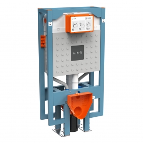 Vitra V8 Wall Hung Toilet Frame with Concealed Cistern - 1120mm H x 555mm W | Product Image