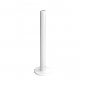 Vogue Connection Tubes 15mm x 180mm with Cover Plates - White | Product Image