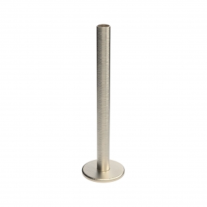 Vogue Connection Tubes 15mm x 180mm with Cover Plates - Satin Brush Nickel | Product Image