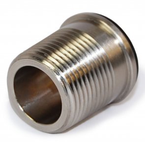 West 3/4 inch Radiator Coupler Adapter - Satin Nickel