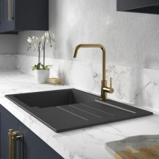 Abode Xcite 1.0 Bowl Granite Kitchen Sink 780mm x 500mm