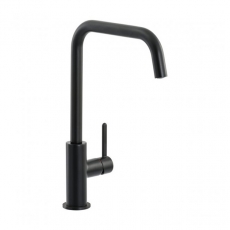 Abode Althia Single Lever Kitchen Sink Mixer Tap - Matt Black