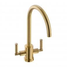 Abode Atlas Monobloc Kitchen Sink Mixer Tap - Brushed Brass