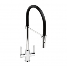Abode Globe Professional Pull Out Kitchen Sink Mixer Tap - Chrome