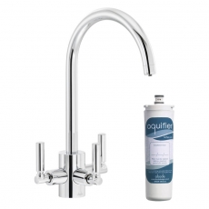 Abode Orcus 3 Way Aquifier Kitchen Sink Mixer Tap - Chrome