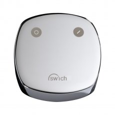 Abode Swich Square Handle Diverter Valve with Classic Filter - Chrome