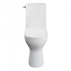 AKW Livenza Plus Close Coupled Toilet with Lever Flush Cistern - Carbamide Soft Close Seat