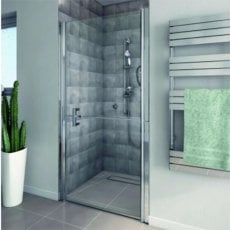 AKW Larenco Duo Alcove Shower Door 900mm Wide Non-Handed