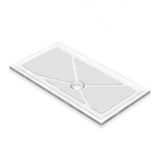 AKW Low Profile Rectangular Shower Tray 1300mm x 700mm Non-Handed