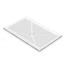 AKW Low Profile Rectangular Shower Tray 1300mm x 820mm Non-Handed