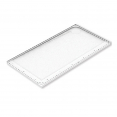 AKW Mullen Rectangular Shower Tray with Gravity Waste 1420mm x 700mm - Right Handed