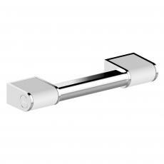AKW Onyx 2 Straight Grab Rail 300mm Wide - Chrome / White