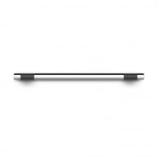 AKW Onyx Duo Straight Grab Rail 600mm Length - Black/Chrome