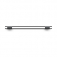 AKW Onyx Duo Straight Grab Rail 600mm Length - Black/Chrome