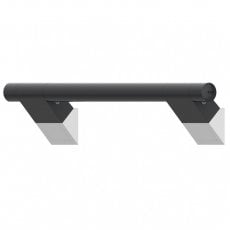 AKW Onyx 45 Straight Grab Rail 600mm Length - Black