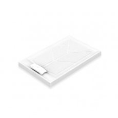 AKW Sulby Rectangular Shower Tray with Waste 1300mm x 820mm, Non-Handed