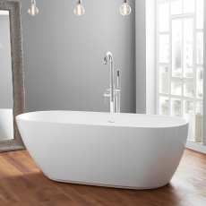 April Cayton Modern Freestanding Bath 1500mm x 700mm - Acrylic