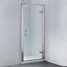 April Identiti Hinged Shower Door 1000mm Wide - 8mm Glass