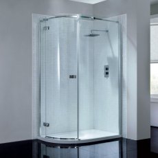 April Prestige LH Offset Quadrant Shower Enclosure - 1000mm x 800mm - 8mm Glass
