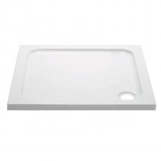 April Anti-Slip Square Shower Tray 800mm x 800mm - White