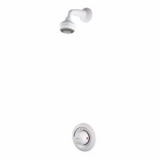 Aqualisa Aquavalve 609 Sequential Concealed Mixer Shower with Fixed Head - White