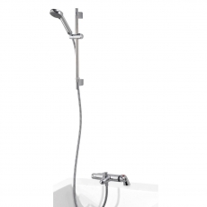 Aqualisa Midas 100 Thermo Bar Shower Mixer Tap with Adjustable Kit - Chrome