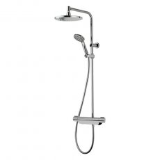 Aqualisa Midas 220 Bar Mixer Shower and Kit With Adjustable Head and Fixed Drencher