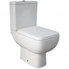 Arley 600 Full Access Close Coupled Toilet with Push Button Cistern - Soft Close Seat
