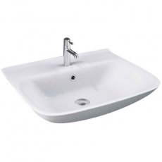 Arley Florence Semi-Recessed Basin 520mm Wide - 1 Tap Hole