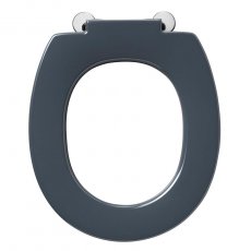 Armitage Shanks Contour 21 Seat Only With Retaining Buffers - Charcoal