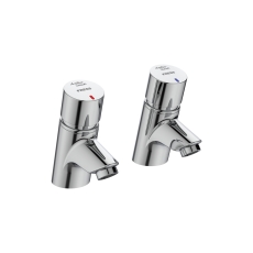 Armitage Shanks Avon 21 Self Closing Basin Taps - Pair - Dual Indices