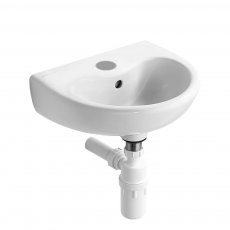 Armitage Shanks Contour 21 Basin with Overflow 400mm Wide - 1 Tap Hole