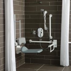 Armitage Shanks Contour 21 Shower Room Doc M Pack with Grab Rail - White